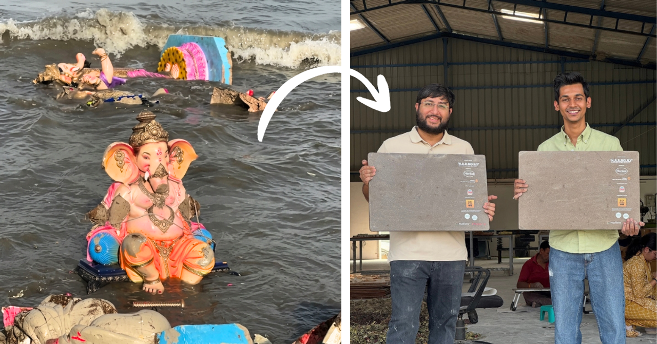 Cover from The Better India: After Visarjan, 2 Mumbai Men Turn Broken Ganpati Idols Into 760 Study Tables for Childrengoogle-newsgoogle-news