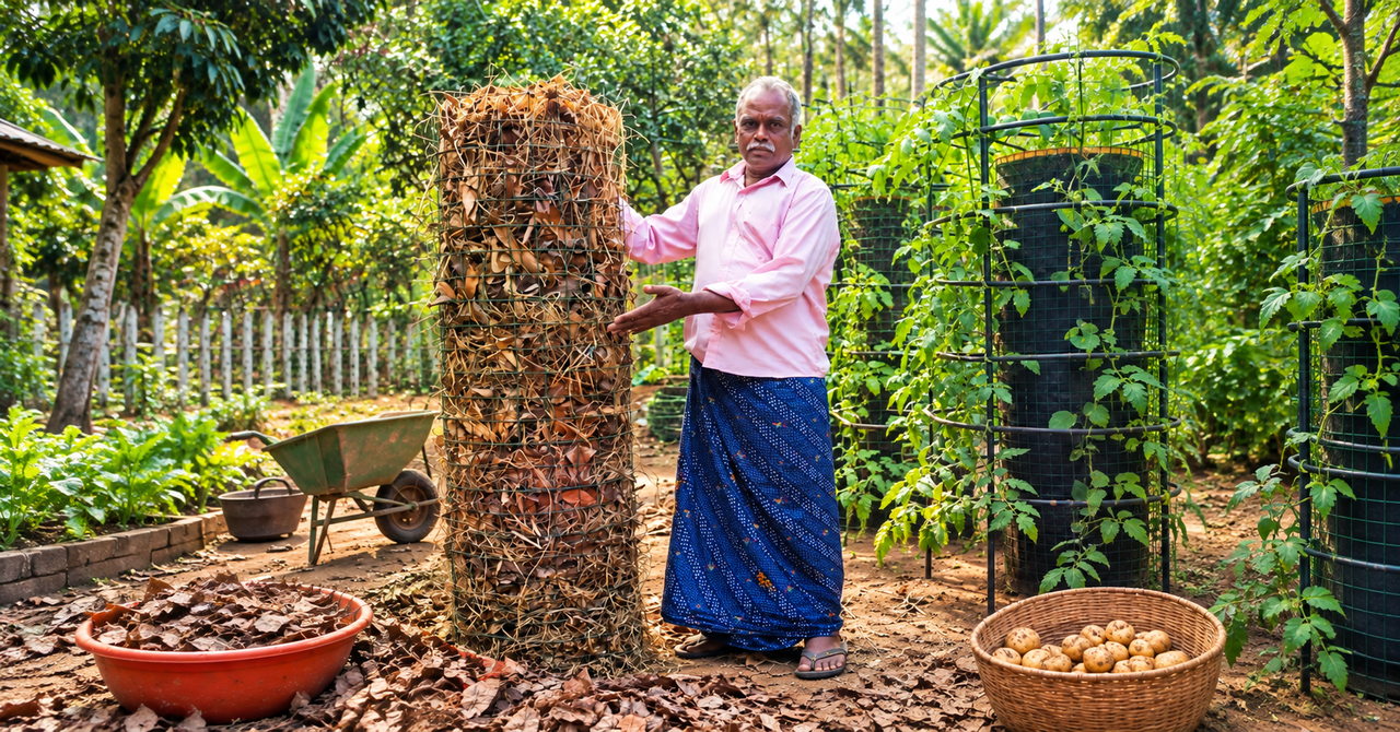 Cover from The Better India: Wayanad Farmer C V Varghese Shows How to Grow Potatoes Using Dry Leavesgoogle-newsgoogle-news