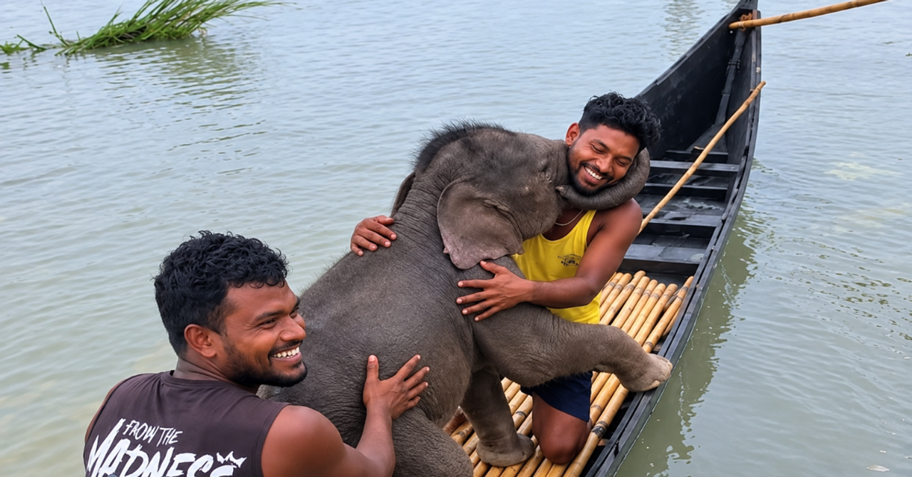 Cover from The Better India: Newborn Elephant Rescued From Teesta: What Its Viral ‘Hug’ Tells Us About Elephant Behaviourgoogle-newsgoogle-news